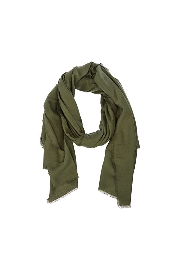 PIECES PCCILJA Long Scarf Noos BC Écharpe, White Pepper, Taille Unique Femme