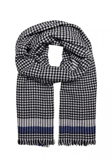 ONLY ONLALBERTE Scarf CC Echarpe, Surf sur Le Web/Détails : Houndtooth AOP, Taille Unique Lot de 30 Femme