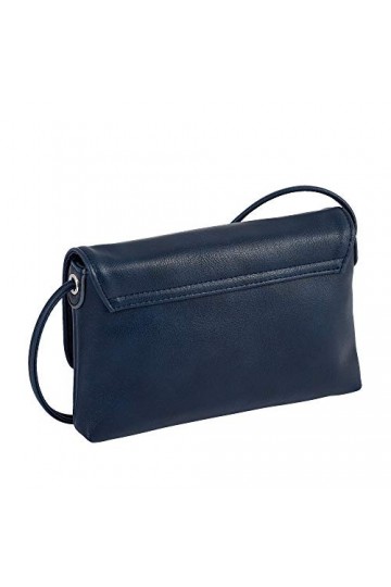 Tom Tailor Acc Luna, Sac à lépaule Femme, Bleu foncé, S