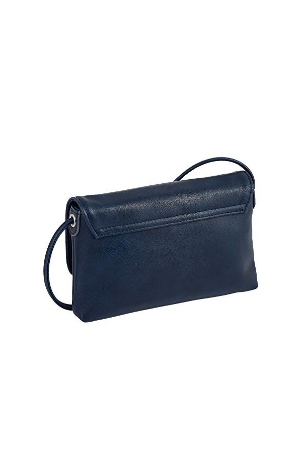 Tom Tailor Acc Luna, Sac à lépaule Femme, Bleu foncé, S
