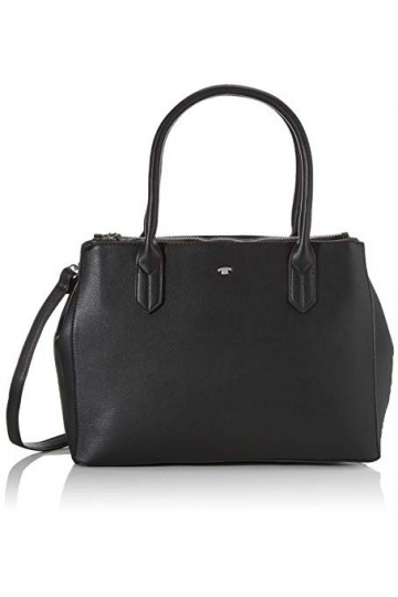 Tom Tailor Acc Roma, Shopper Femme, Noir Schwarz , 36x27x14 Centimeters W x H x L 