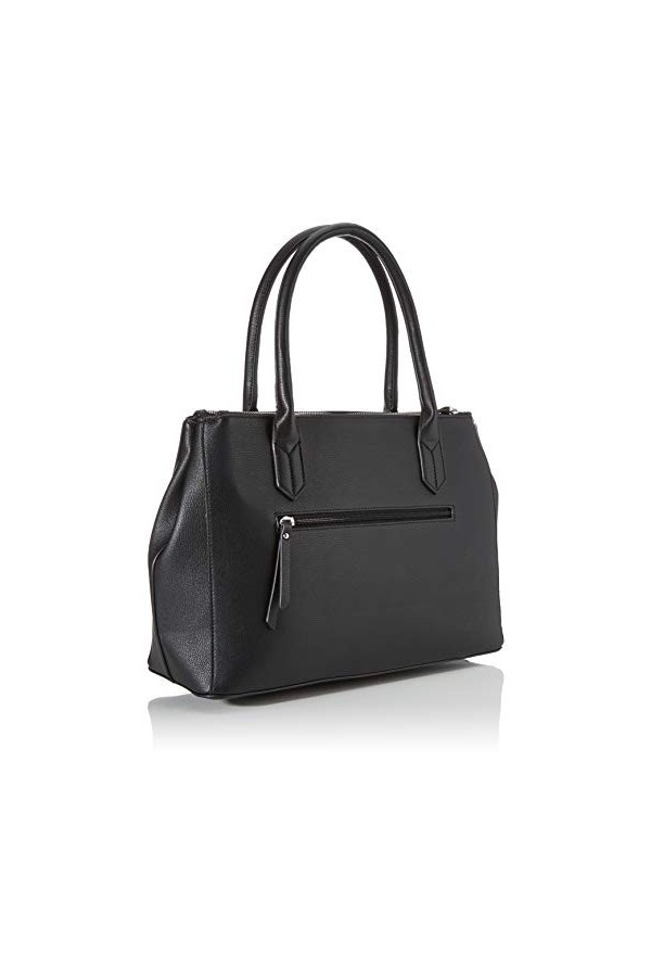 Tom Tailor Acc Roma, Shopper Femme, Noir Schwarz , 36x27x14 Centimeters W x H x L 