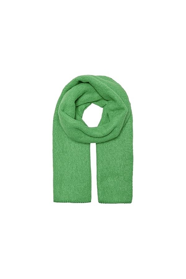 ONLY Onllima Knit Long Scarf Acc Noos Écharpe tricotée, Vert Island, Taille Unique Femme
