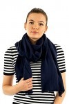 Only ONLSELINE Life Woven Crinkle Scarf Onleline, Bleu Nuit, Taille Unique Femme