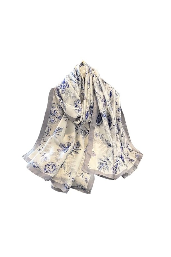 Leisofter Femme Foulard Grande Echarpe Châle Ultra-Léger Respirant Elégant 180 * 90CM