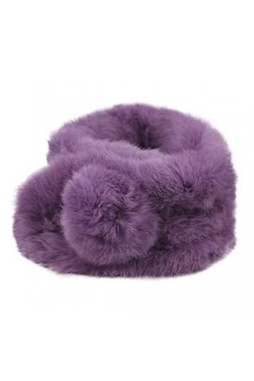 YJZQ Tour de Cou en Peluche Écharpe Laine Doux Écharpe en Fausse Fourrure Chaud Foulard Épais Châle Court Cape Femme pour Aut