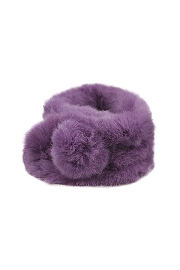 YJZQ Tour de Cou en Peluche Écharpe Laine Doux Écharpe en Fausse Fourrure Chaud Foulard Épais Châle Court Cape Femme pour Aut