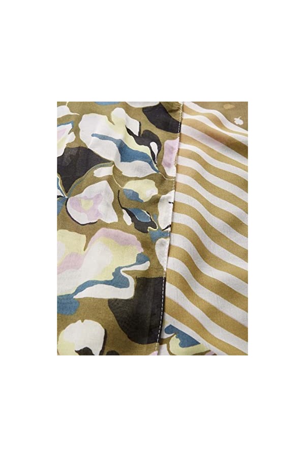 TOM TAILOR 1030267 Écharpe Tubulaire avec Motif Femme ,28866 - Strong Olive ,ONESIZE