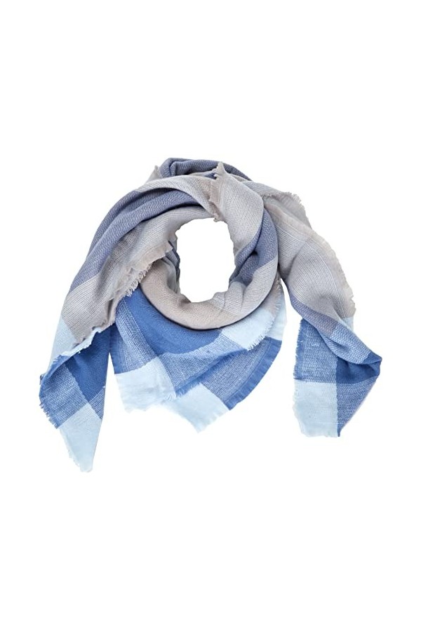 ONLY ONLALDINI Weaved Square Scarf CC Echarpe, Détails : Skyway + Federal Blue, Taille Unique Lot de 30 Femme