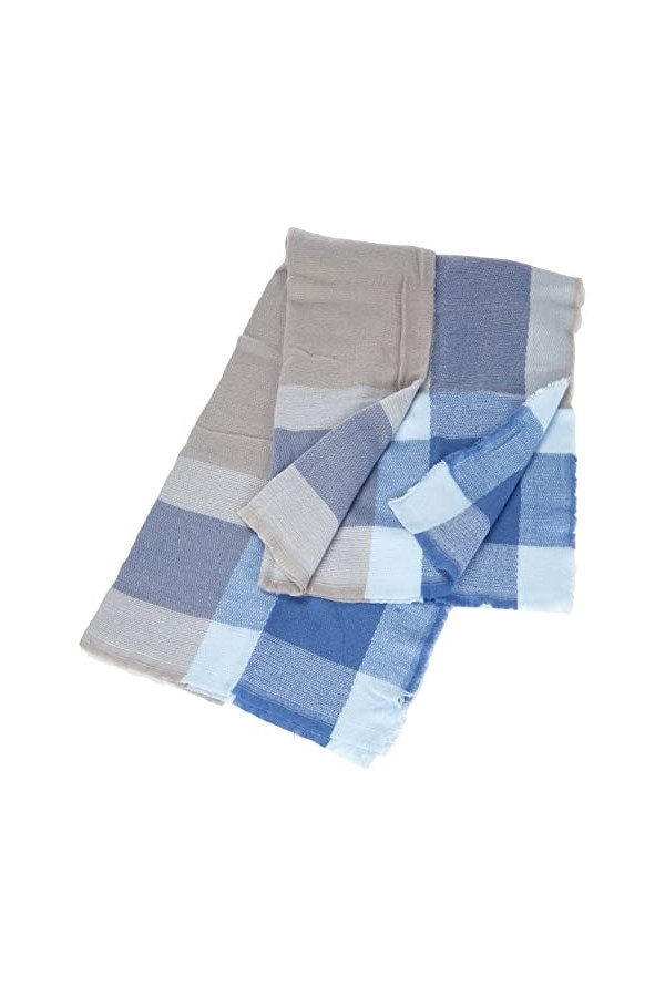 ONLY ONLALDINI Weaved Square Scarf CC Echarpe, Détails : Skyway + Federal Blue, Taille Unique Lot de 30 Femme