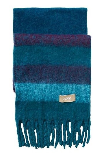 JACK & JONES Jxleslie Scarf Acc Écharpe, Bleu, Taille Unique Femme