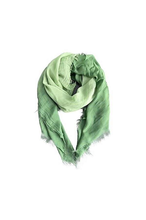 JOPHY & CO. Écharpe élégante, pour homme et femme, légère et douce, étole rectangulaire en fibre de bambou, de couleur unie o