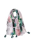 Ecroon Femme Foulard Classique Écharpe Longue Carré Wrap de châle Etole Pashmina Châle Epaissi Echarpe Chaud Chale dhiver