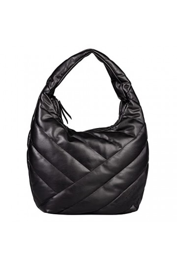 TOM TAILOR Yana, Sac porté Femme, Noir, Taille Unique