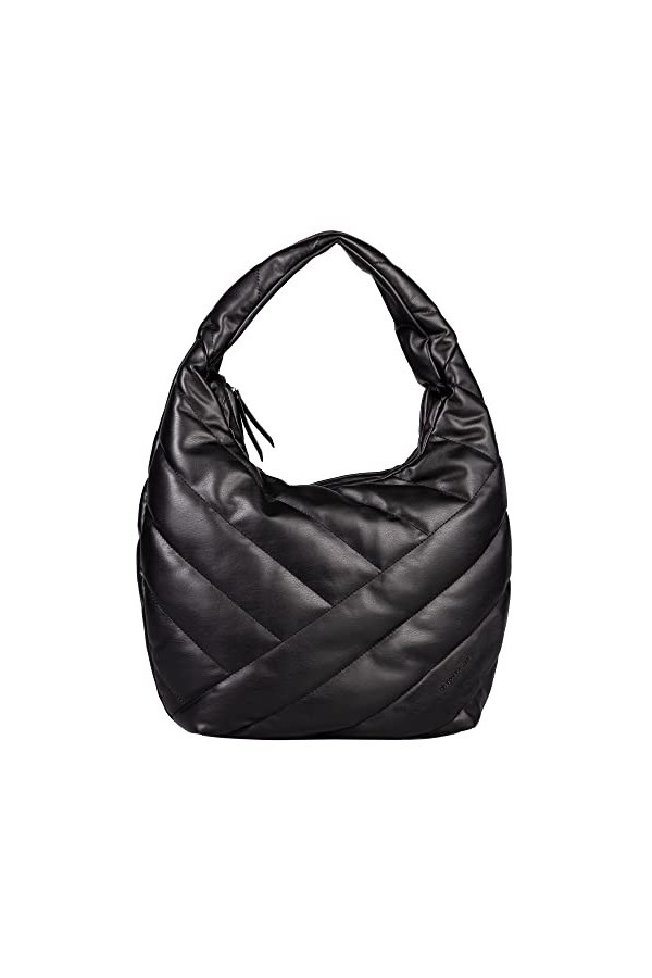 TOM TAILOR Yana, Sac porté Femme, Noir, Taille Unique