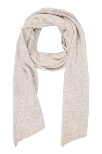 Pieces Femme Pcnella Long Scarf Noos Bc Écharpe , Gris clair chiné,Taille unique