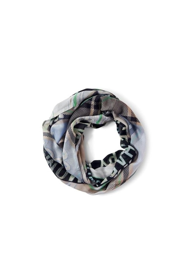 Cecil B572229 Écharpe Tubulaire imprimée, Bleu Ciel de Nuit, A Femme