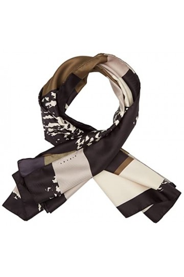 Sisley Square Scarf 6EU9W51TF Écharpe Tendance, Multicolore 911, Taille Unique Lot de 2 Femme
