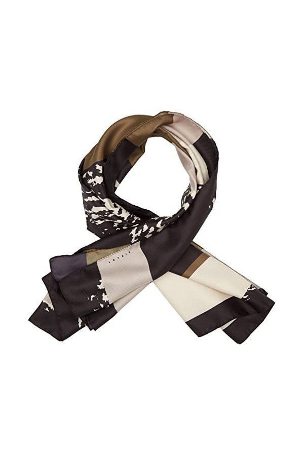 Sisley Square Scarf 6EU9W51TF Écharpe Tendance, Multicolore 911, Taille Unique Lot de 2 Femme