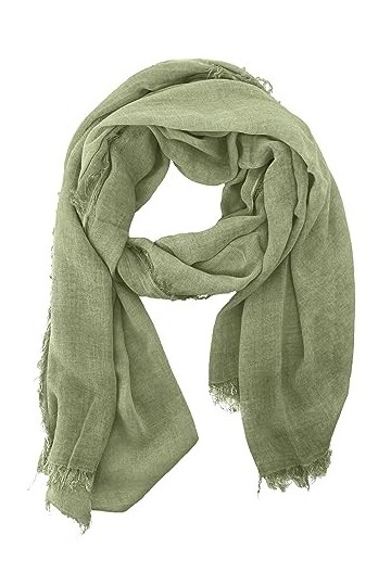 JOPHY & CO. Echarpe pour femme élégante légère à lépaule rectangulaire en fibre de bambou teinte unie ou fantaisie Couleurs,