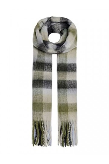 ONLY ONLTESSIE Life Check Scarf CC Echarpe, Pure Cashmere/AOP:Check, Taille Unique Lot de 90 Femme