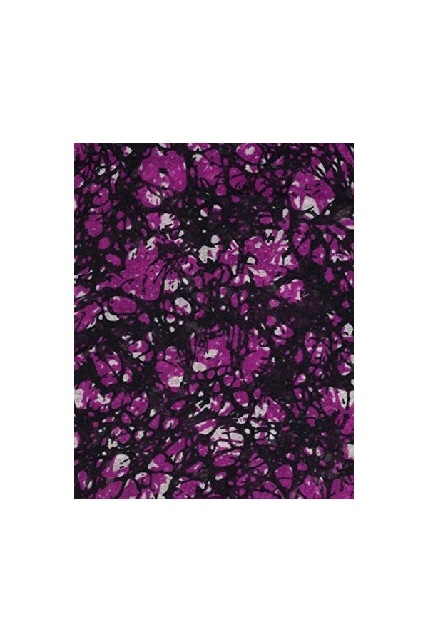 Vincenzo Boretti foulard-écharpe tube femme, design élegant, toucher doux - orné à la mode, coloré