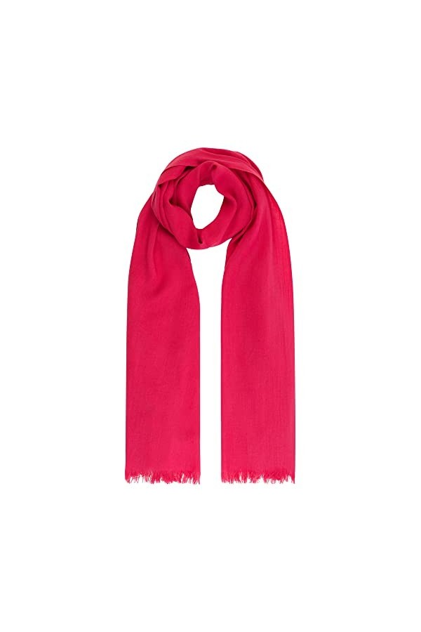 ApartFashion Écharpe Unie, Rose, Taille Unique Femme