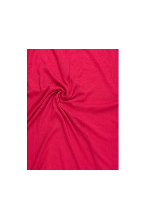 ApartFashion Écharpe Unie, Rose, Taille Unique Femme