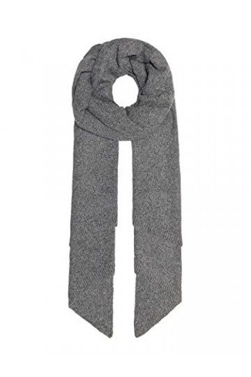 ONLY ONLANELISE Life Knit Scarf CC Echarpe, Mélange Gris Moyen/détail : Lurex, Taille Unique Lot de 100 Femme