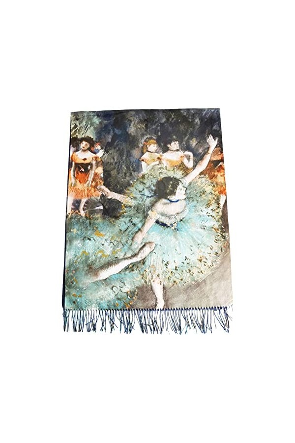 Toocool Klimt Van Gogh Kandinsky Monet écharpe foulard châle A001 unisexe, Baiser 2, Taille unique