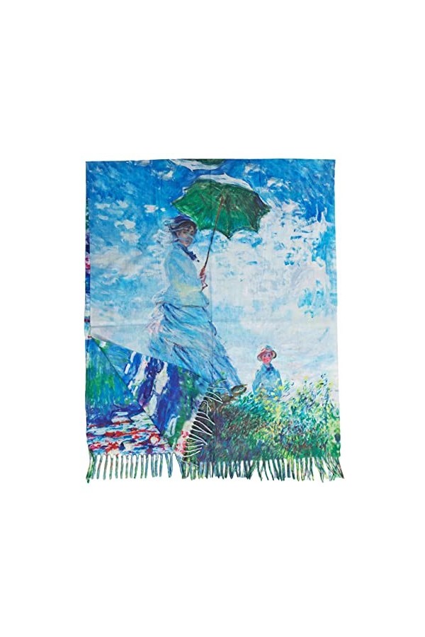Toocool Klimt Van Gogh Kandinsky Monet écharpe foulard châle A001 unisexe, Baiser 2, Taille unique