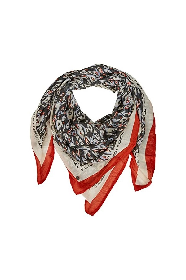 Garcia S20133_Ladies Écharpe pour Femme, Noir, Taille Unique