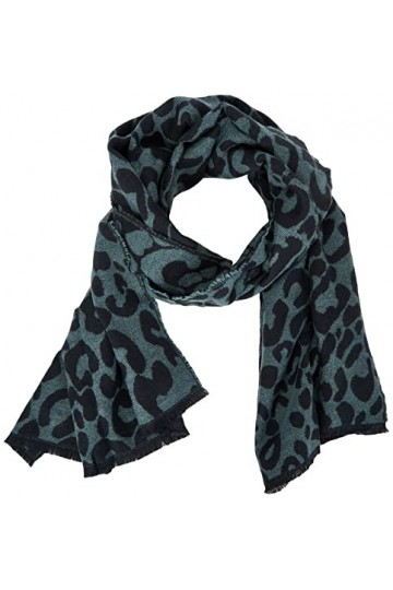 ONLY ONLMILA Leo Woven Scarf CC Echarpe, Baume Vert/AOP:Leo, Taille Unique Lot de 100 Femme