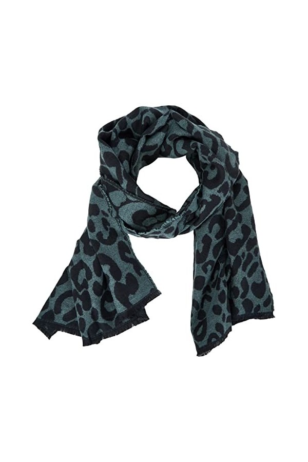 ONLY ONLMILA Leo Woven Scarf CC Echarpe, Baume Vert/AOP:Leo, Taille Unique Lot de 100 Femme