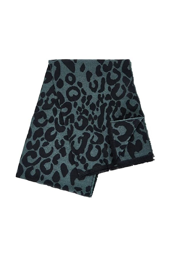 ONLY ONLMILA Leo Woven Scarf CC Echarpe, Baume Vert/AOP:Leo, Taille Unique Lot de 100 Femme