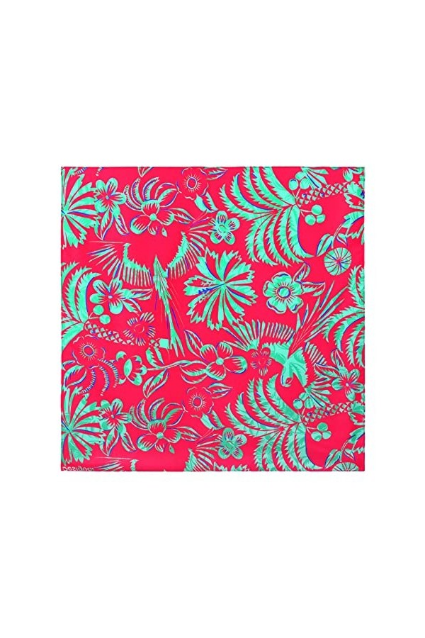 Desigual Fou_Neon Flowers 3022 Fuchsia Rose, Rouge, Taille Unique Femme