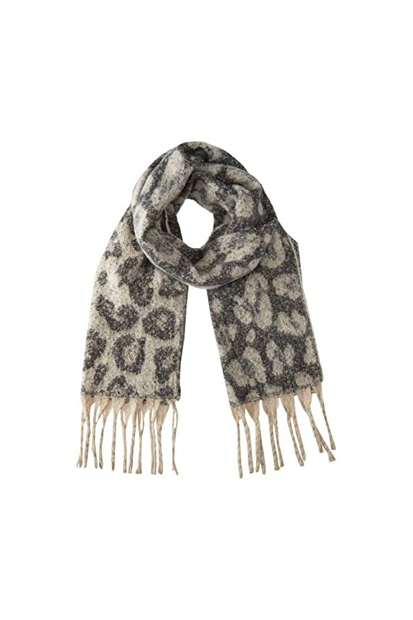 ONLY ONLSYLVIA Life Pattern Scarf CC Echarpe, Pure Cashmere/AOP:Leo AOP, Taille Unique Lot de 100 Femme