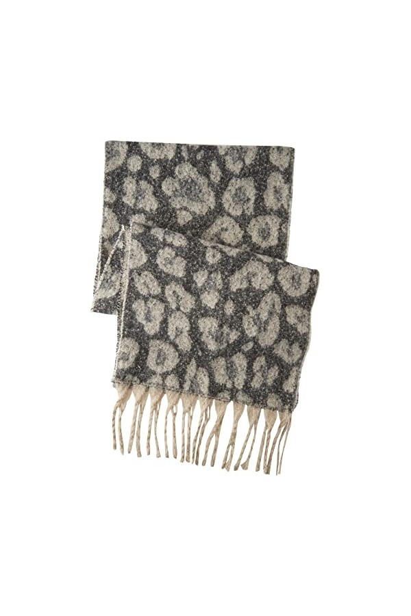 ONLY ONLSYLVIA Life Pattern Scarf CC Echarpe, Pure Cashmere/AOP:Leo AOP, Taille Unique Lot de 100 Femme