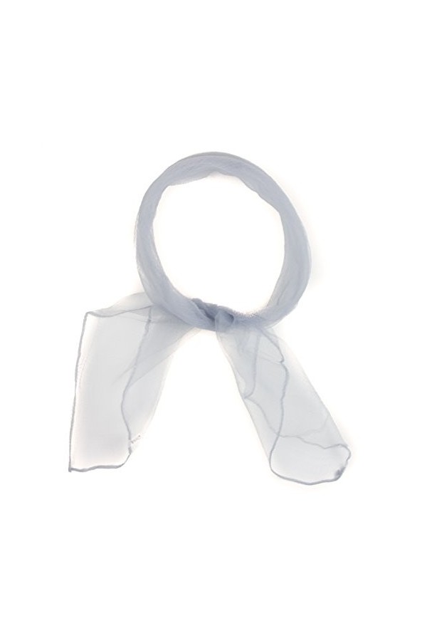 Mytoptrendz® - Écharpe carrée en mousseline de soie pour femmes et filles - Écharpe transparente unie et légère dans de nombr