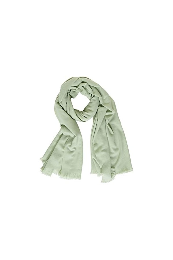 Street One Schal Polyester Écharpe Tendance, Hazy Green, A Femme
