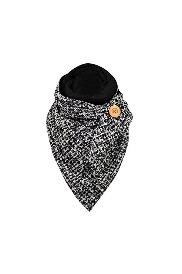 MoreChioce Écharpe dHiver pour Femmes, Hiver Écharpe Triangulaire Chaude Écharpe dAutomne Décontractée Écharpe en Tricot Bo