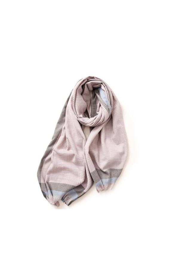 Longwu Écharpe pour femme, écharpe longue et chaude à carreaux tartan pour femme, châle enveloppant, écharpe pour cadeaux pou