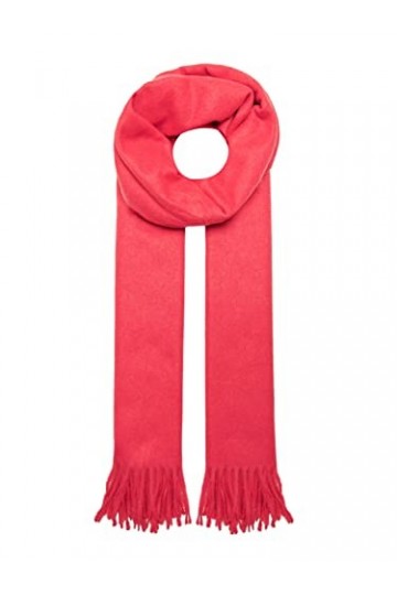 ONLY Onlaida Life Scarf Acc Laine Écharpe, Racing Red/Détails : Melange, Taille Unique Femme