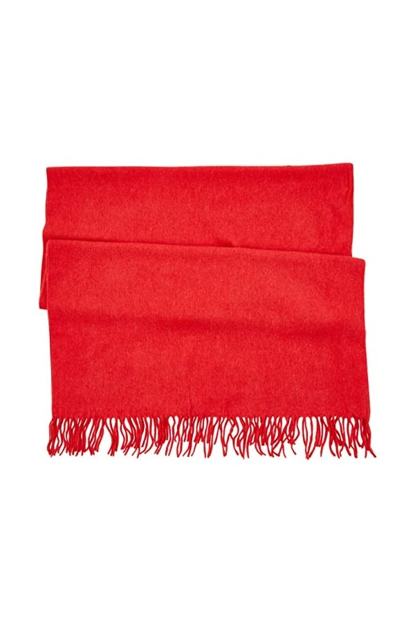 ONLY Onlaida Life Scarf Acc Laine Écharpe, Racing Red/Détails : Melange, Taille Unique Femme