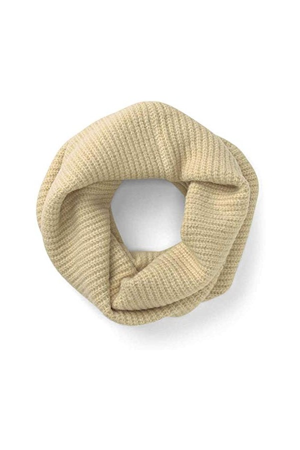 Tom Tailor Écharpe en tricot pour femme - Beige - One Size