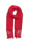 ONLY Onlroseanna Life Scarf Acc Écharpe, Racing Rouge, Taille Unique Femme