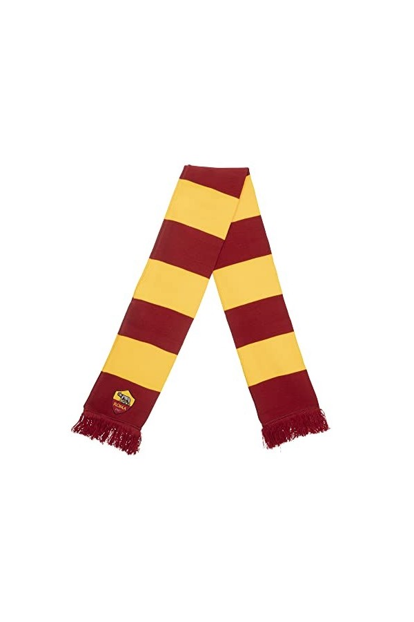 AS Roma Écharpe Tubulaire Classique Rayures Logo