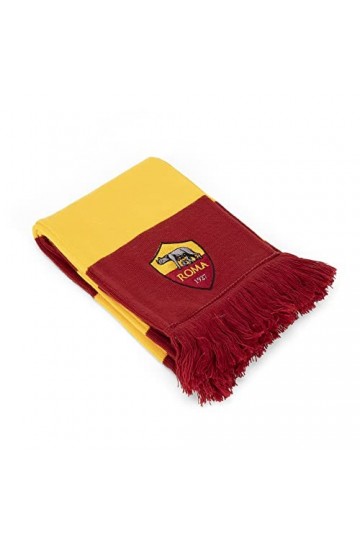 AS Roma Écharpe Tubulaire Classique Rayures Logo