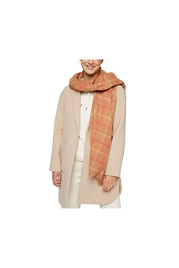 ESPRIT 091ea1q303 Écharpe Tendance, 235/Caramel, Taille Unique Femme