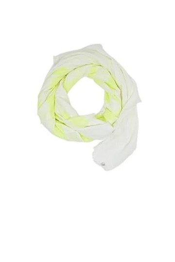 ESPRIT 053EA1Q301 Écharpe Tendance, 760/jaune Citron, Taille Unique Femme
